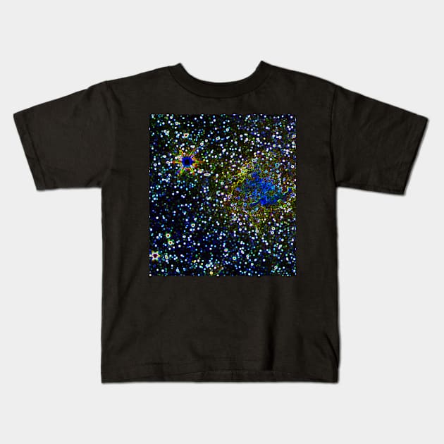 Black Panther Art - Glowing Edges 48 Kids T-Shirt by The Black Panther